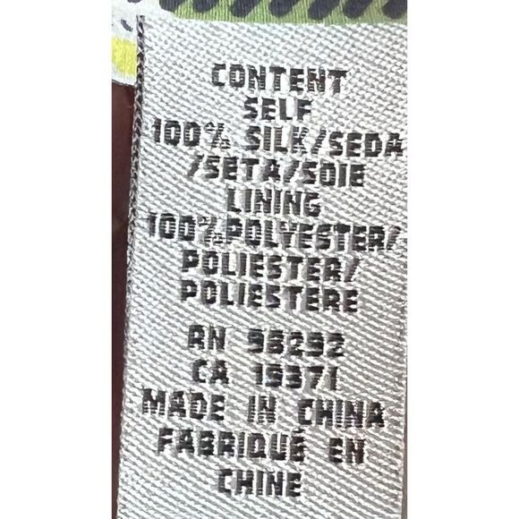 TIBI 100% Silk Multicolored Printed Camisole Tank Size 6 - Picture 11 of 12